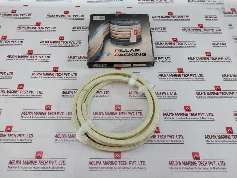 Pillar 2.5 Mm Universal Carbonized Fiber Packing Seal, 8 Ft