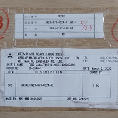 Pillar 2603-aee Spiral Wound Gasket 150Lb-12B