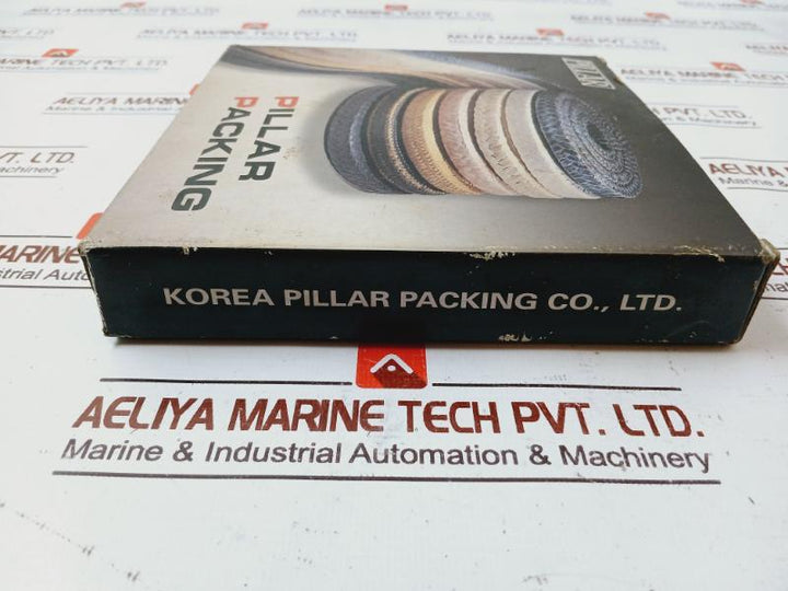 Pillar 6501L Carbonized Fiber Square Braid Packing 12.5Mm