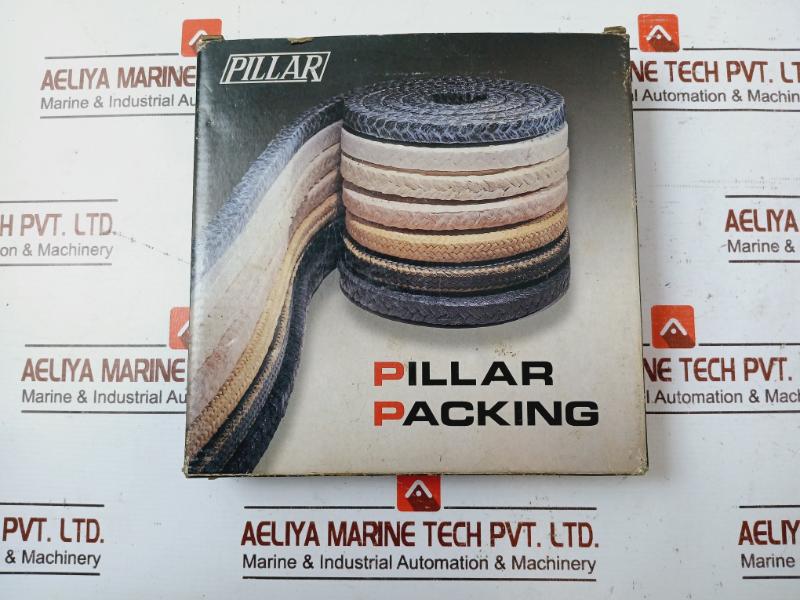 Pillar 6501L Carbonized Fiber Square Braid Packing 12.5Mm