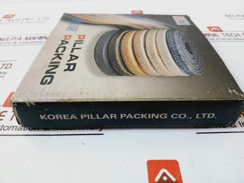 Pillar 6501L Carbonized Fiber Square Braid Packing 3.0Mm Set