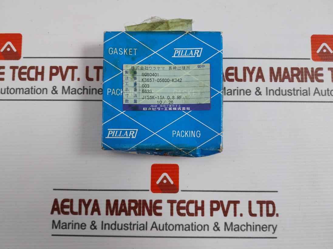 Pillar 6633 Gasket For Steam Piping (1 Box = 13 Pcs)