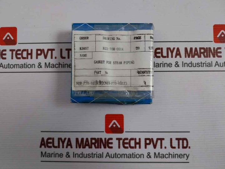 Pillar 6633 Steam Piping Gasket Jis20K-25A 0.8Rf