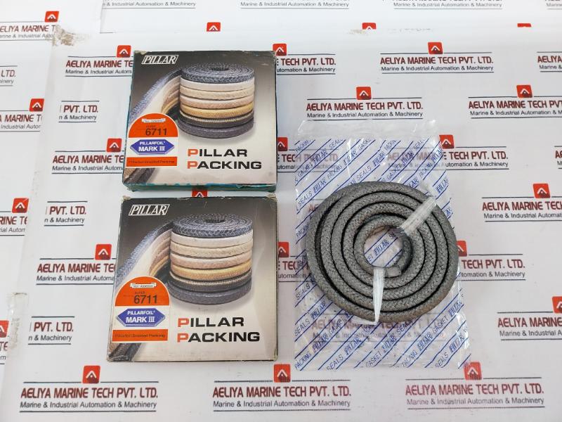 Pillar 6711 Carbonized Fiber Packing 11.0 Mm