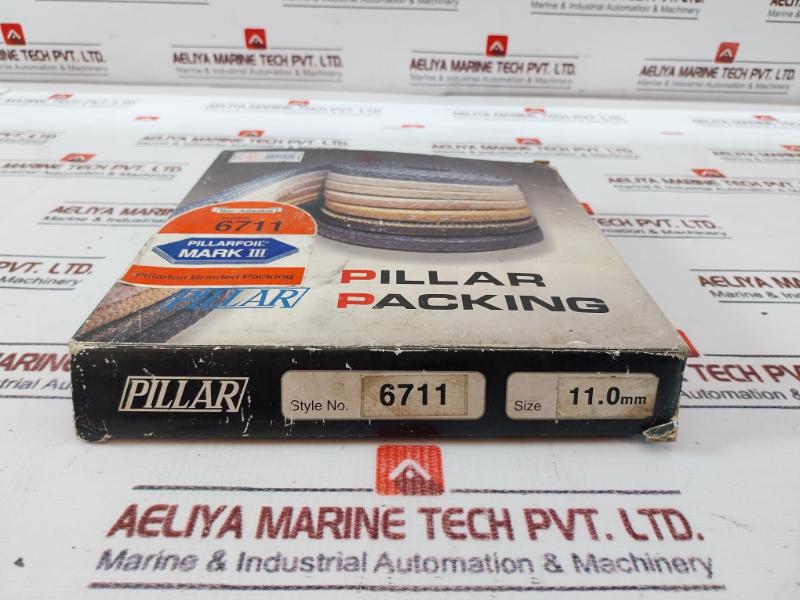 Pillar 6711 Carbonized Fiber Packing 11.0 Mm