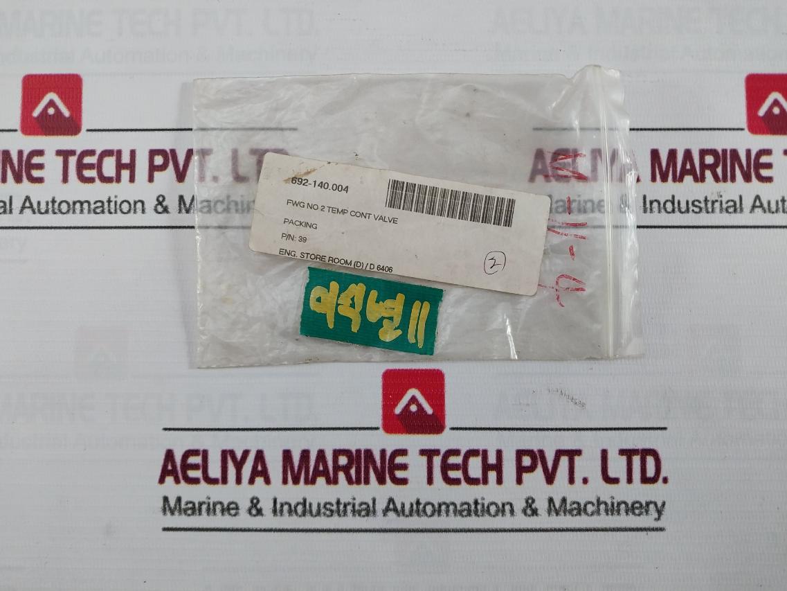 Pillar 6722-8 Fwg No 2 Temp Cont Valve Packing Kit 14 X 26 X 48