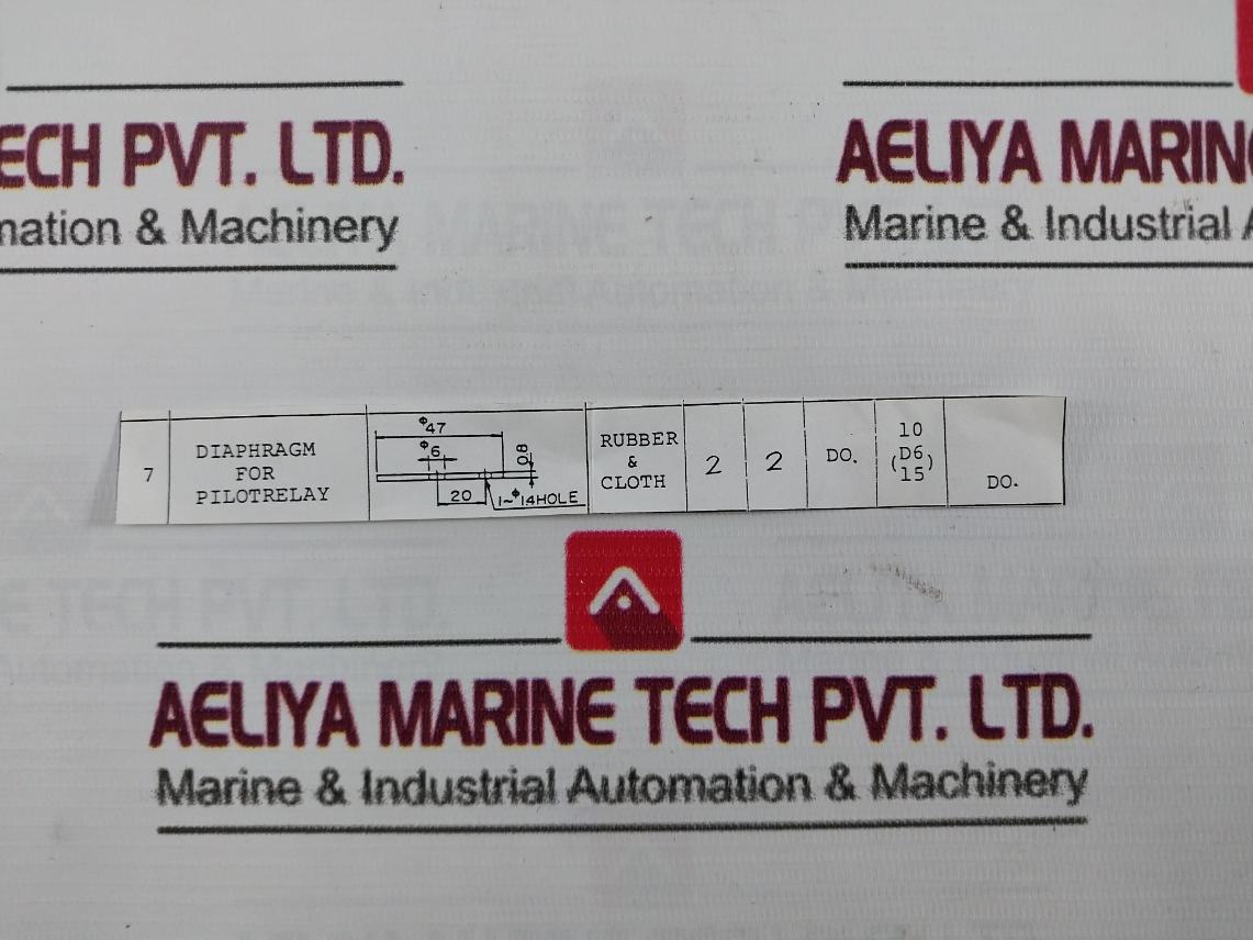 Pillar 6722-8 Fwg No 2 Temp Cont Valve Packing Kit 14 X 26 X 48