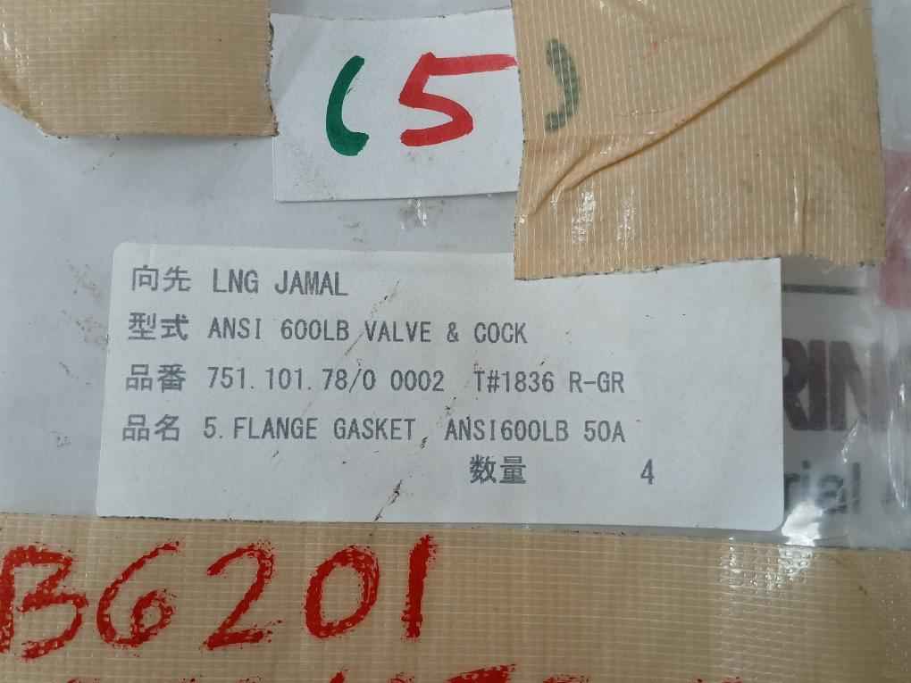 Pillar Jpi/Ansi 300/600Lb-2” 5. Flange Gasket