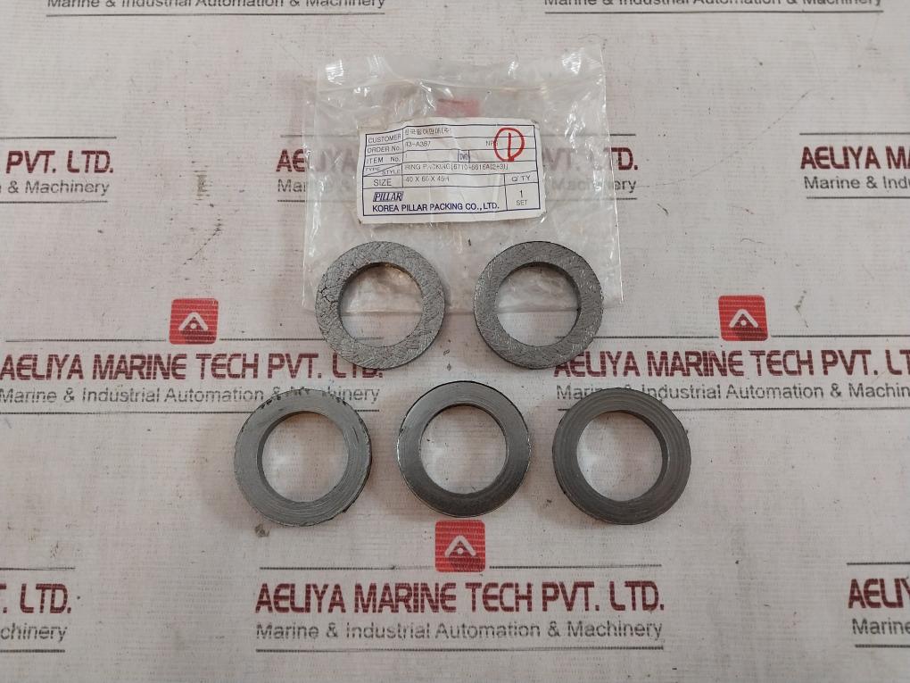 Pillar Ring Packing [6710+6616A(2+3)] Seal Packing Set F/ Pressure Valve R3-a387