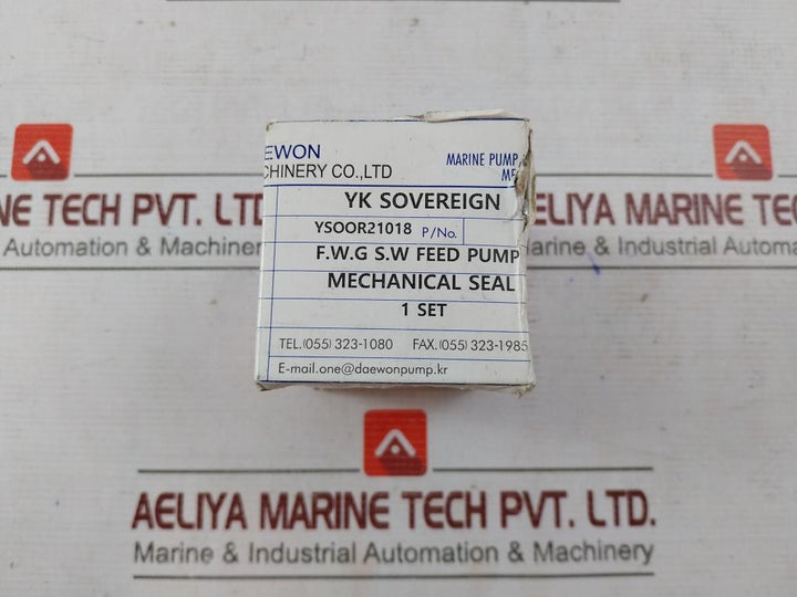 Pillar Us-2-35 Complete Mechanical Seal Set For F.W.G S.W Feed Pump Svs125