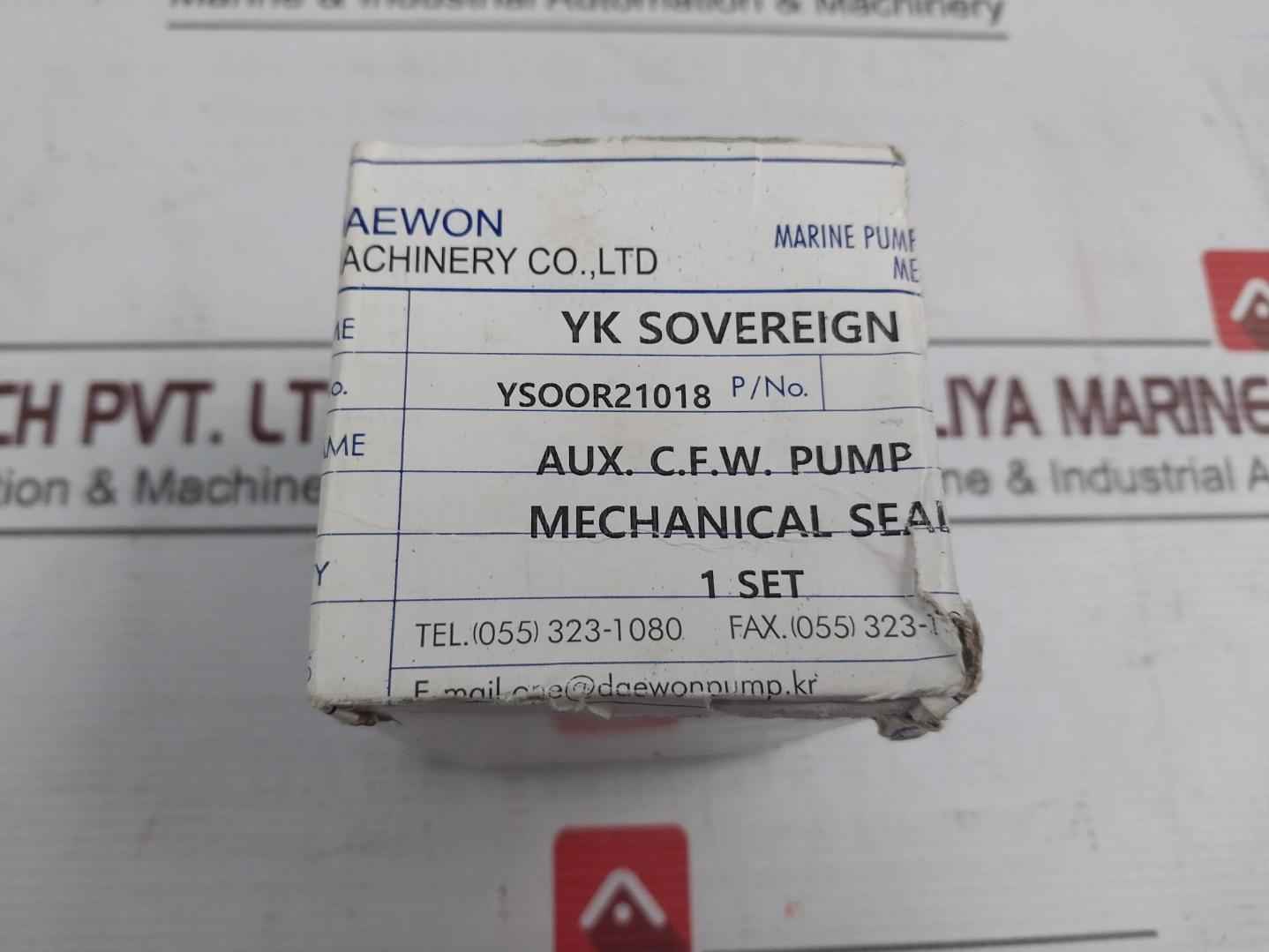 Pillar Us-2-35 Mechanical Seal For Aux Cfw Pump Ysoor21018