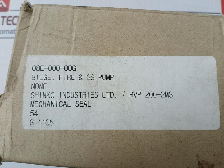 Pillar Us-2-60 Mechanical Seal For Bilge Fire & G.S Pump Rvp 200-2Ms G 1105