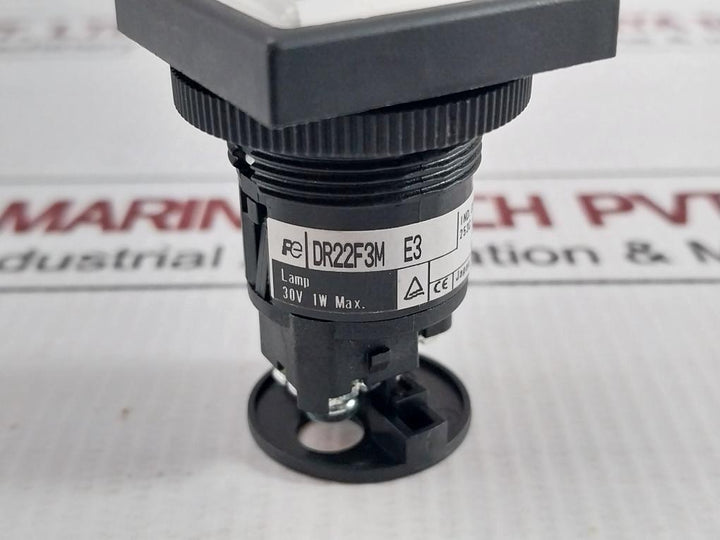 Pilot Light Flush Mount 30V 1W Fuji Electric Dr22F3M-e3W