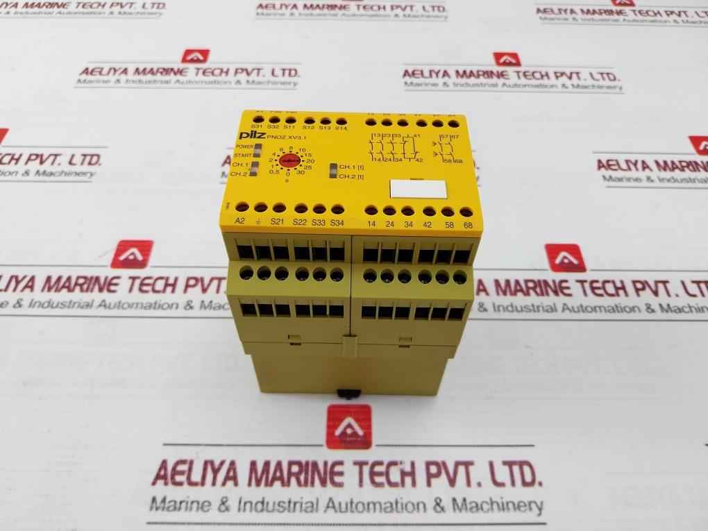 Pilz 774610 Pnoz Xv3.1 Series Safety Relay 24.0-240.0 Vac/Dc 0-30S