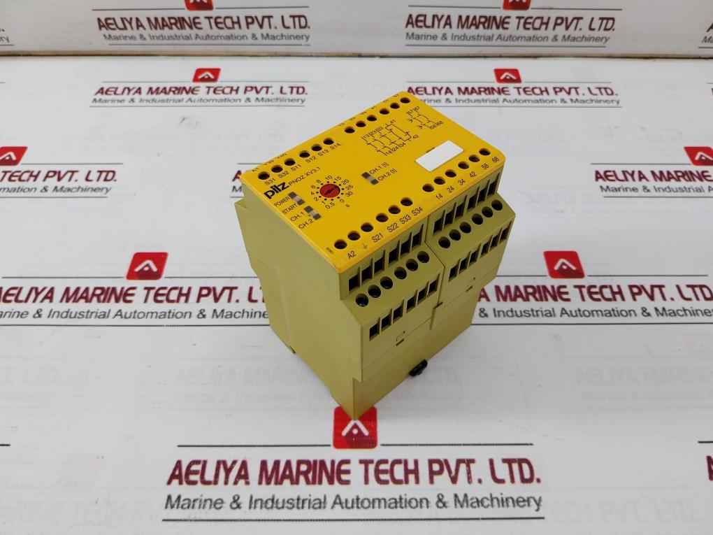 Pilz 774610 Pnoz Xv3.1 Series Safety Relay 24.0-240.0 Vac/Dc 0-30S