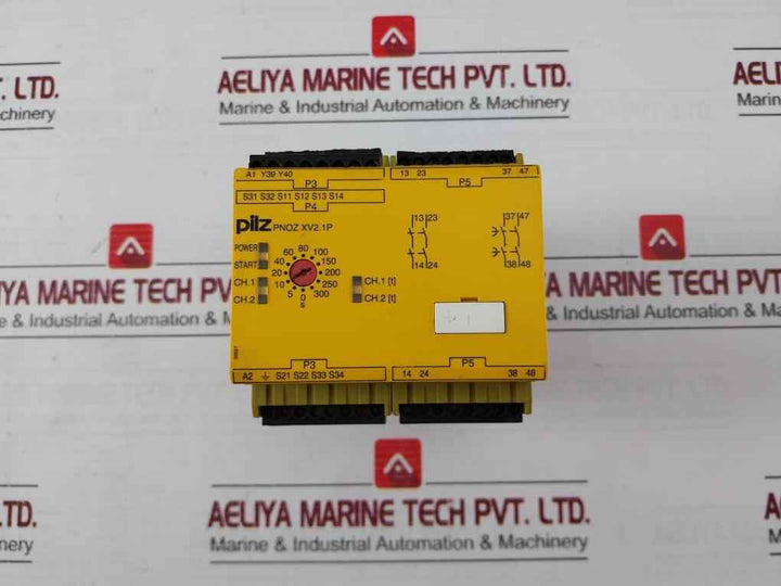 Pilz 777548 Safety Relay 24-240 Vac/Dc 0-300S Pnoz Xv2.1P