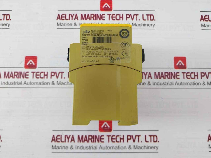 Pilz 777548 Safety Relay 24-240 Vac/Dc 0-300S Pnoz Xv2.1P