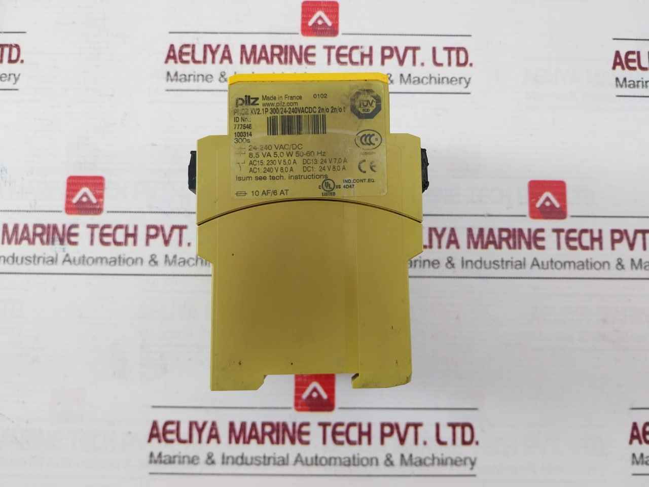 Pilz 777548 Safety Relay 24-240 Vac/Dc 0-300S Pnoz Xv2.1P