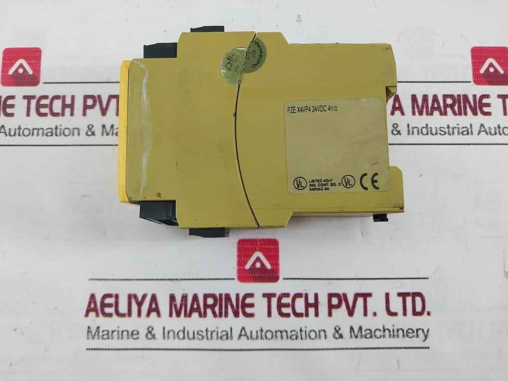 Pilz 777586 Safety Relay Module Pze X4Vp4 24Vdc 4N/O