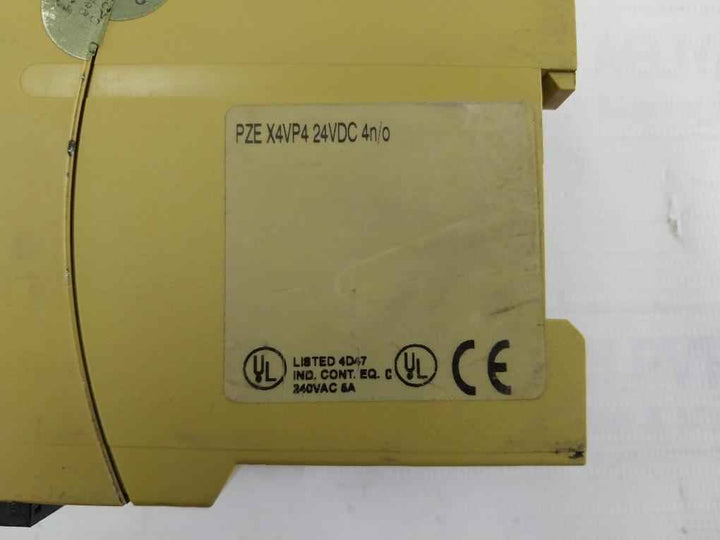 Pilz 777586 Safety Relay Module Pze X4Vp4 24Vdc 4N/O