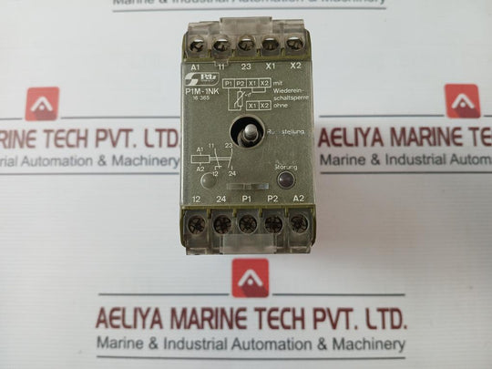 Pilz P1M-1Nk Thermistor Protection Relay 110V- 3 5Va 40-60Hz 8A 1100Va