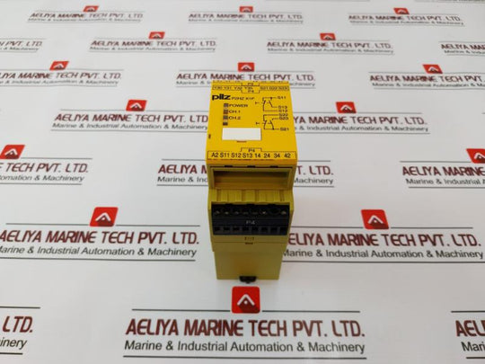 Pilz P2Hz X1P 24Vdc 3N/O 1N/C 2So Two-hand Control Relay Module Id No. 777340