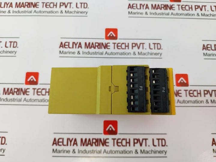 Pilz P2Hz X1P 24Vdc 3N/O 1N/C 2So Two-hand Control Relay Module Id No. 777340