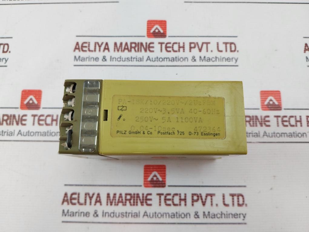 Pilz Pa-1Sk Time Relay 0,04 – 10 Sec