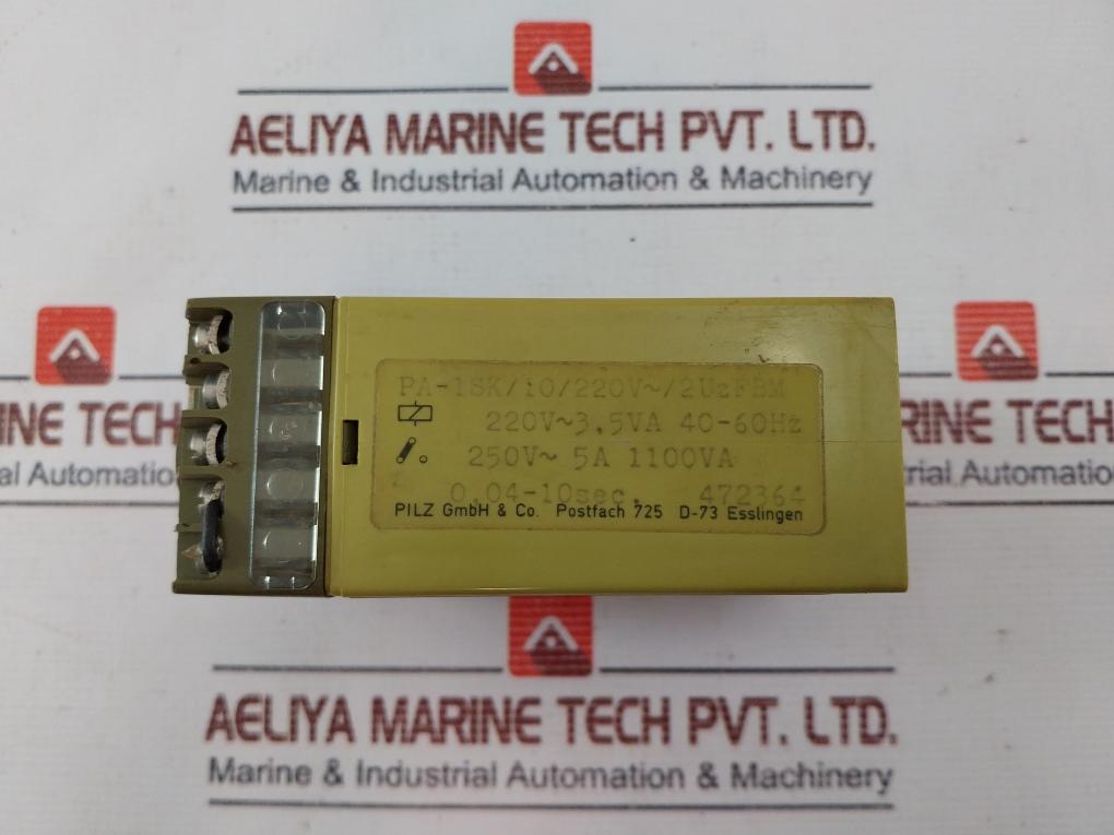 Pilz Pa-1Sk Time Relay 0,04 – 10 Sec