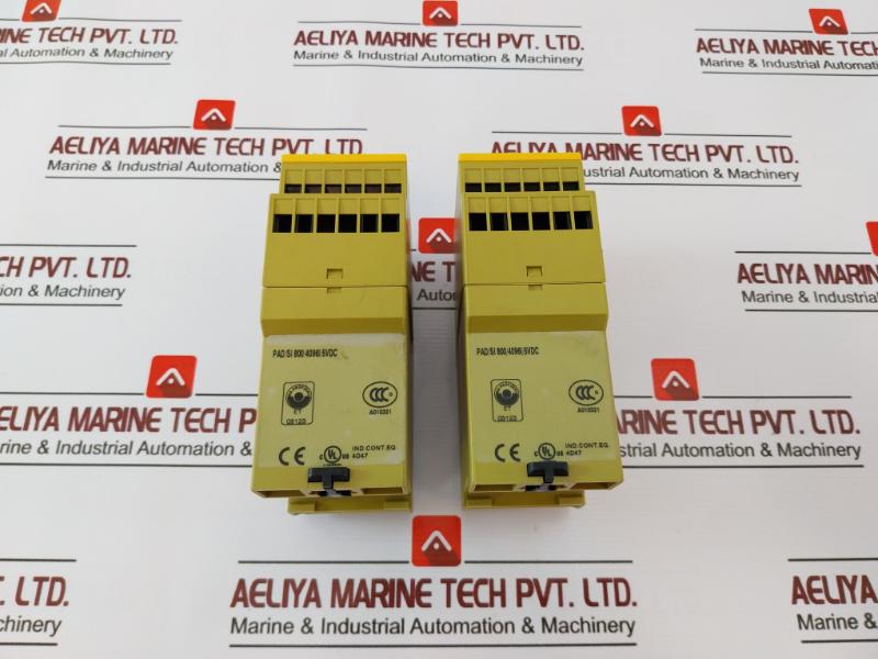 Pilz Pad/Si 800/4096I/5Vdc Safe Monitoring Relay Id No. 774405, Si 800, 5 Vdc