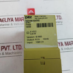 Pilz Pad/si800/1024i/5vdc Safety Relay Si 800 5 Vdc 0.6w