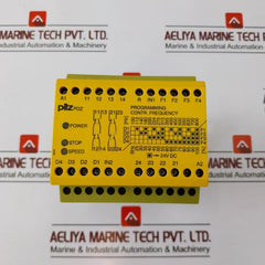 Pilz Pdz 24Vdc 2N/O 2N/C Programming Controller Frequency Safety Relay 24 Vdc