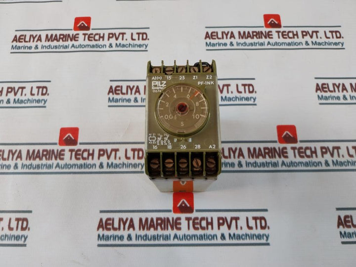 Pilz Pf-1Nk/10/220V~/2Uz-fbm Safety Relay 0,04-10Sec
