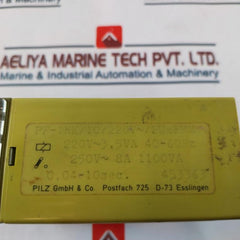 Pilz Pf-1Nk/10/220V~/2Uz-fbm Safety Relay 0,04-10Sec