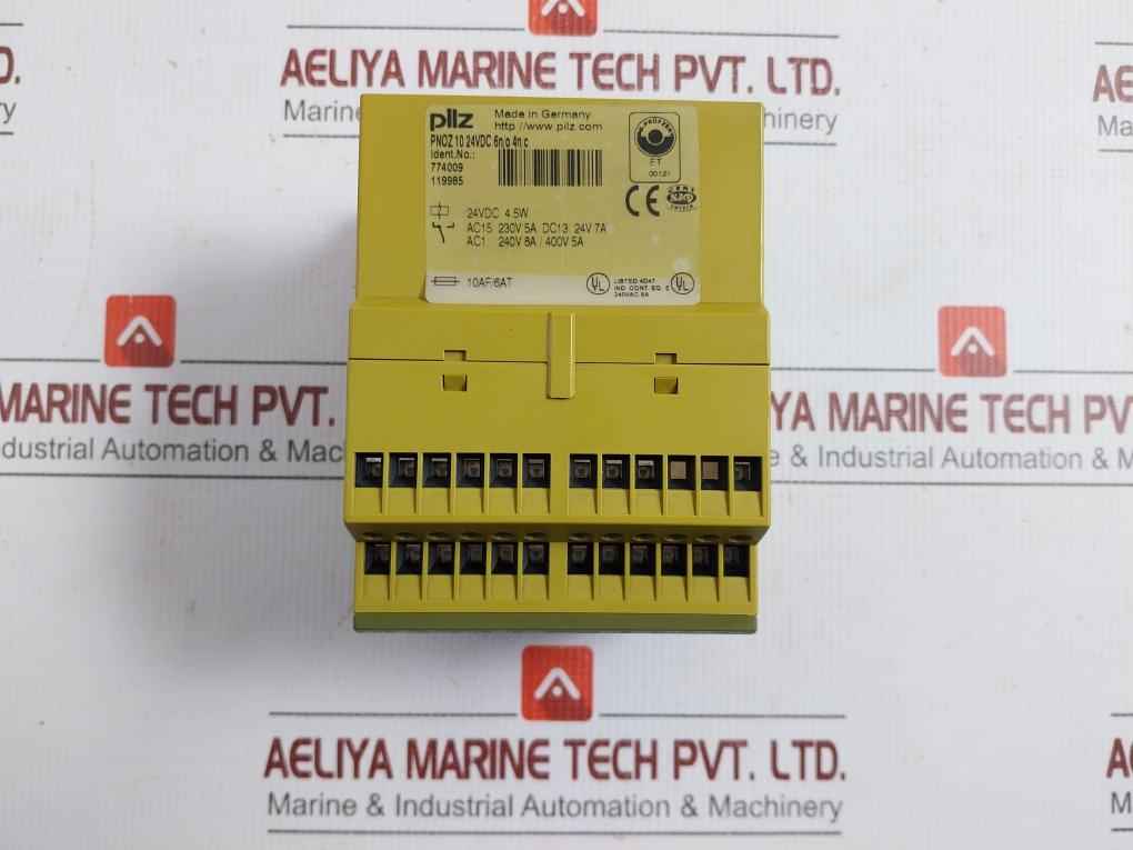 Pilz Pnoz 10 24Vdc 6N/O 4N/C