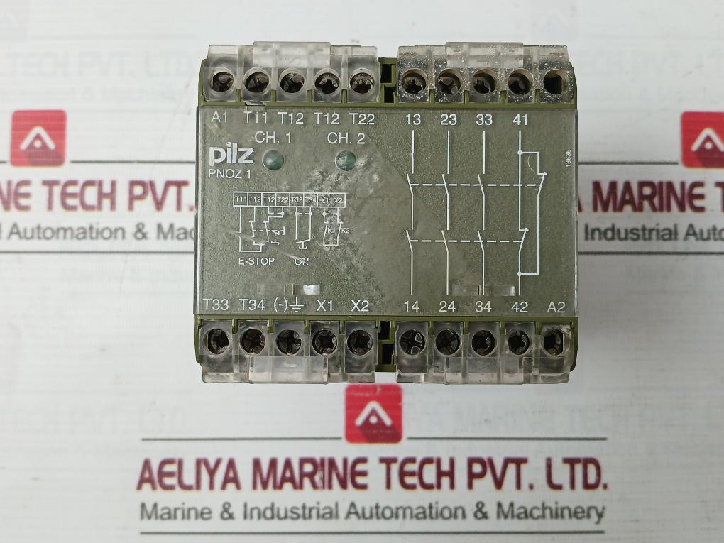 Pilz Pnoz 1 230 V Ac 3S1O Safety Relay 230Vac 6Va 50-60Hz