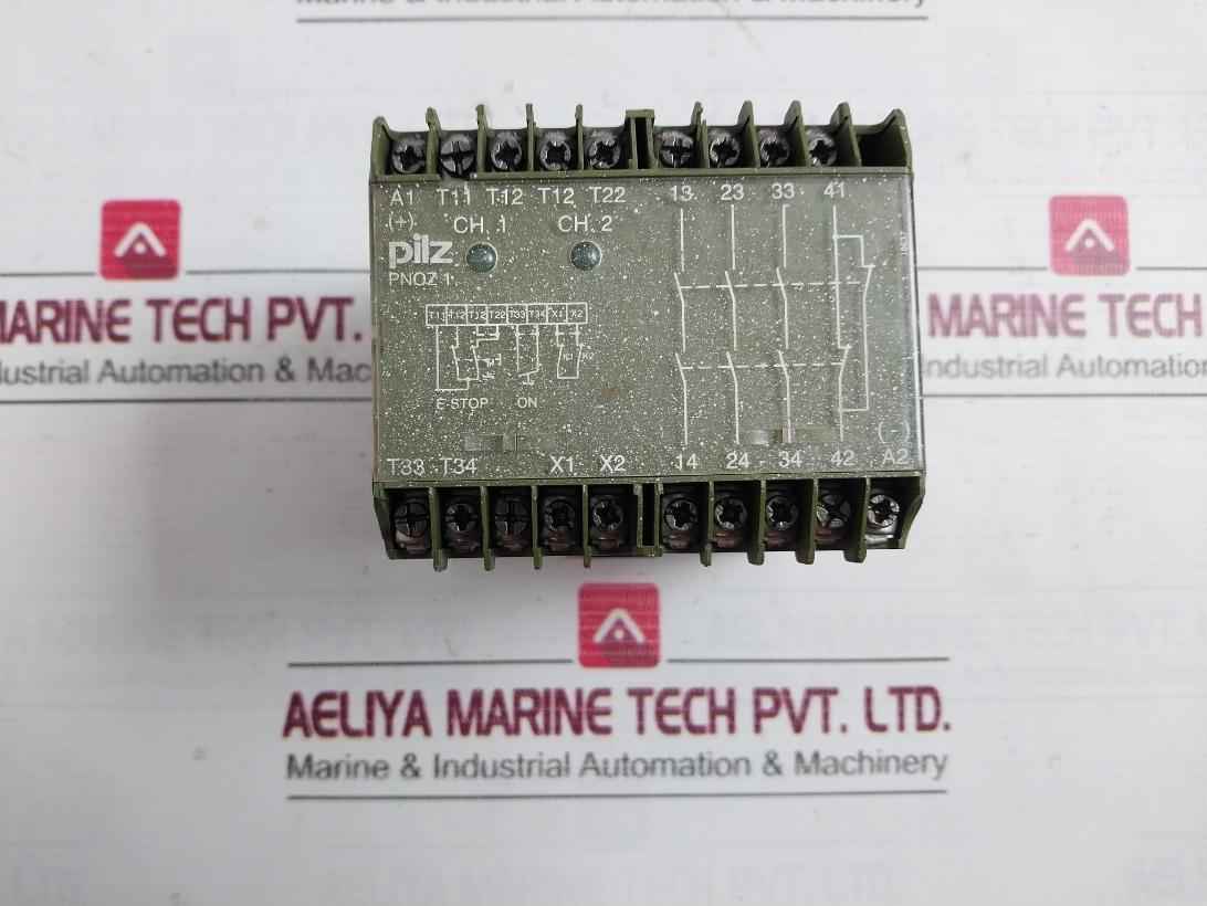 Pilz Pnoz 1 3S/1O Safety Relay 24Vdc 3.5W Din Vde 0110 4Kv/3