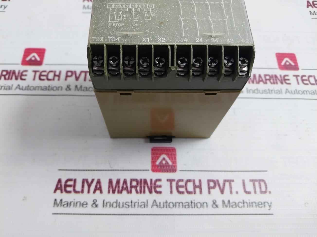 Pilz Pnoz 1 3S/1O Safety Relay 24Vdc 3.5W Din Vde 0110 4Kv/3