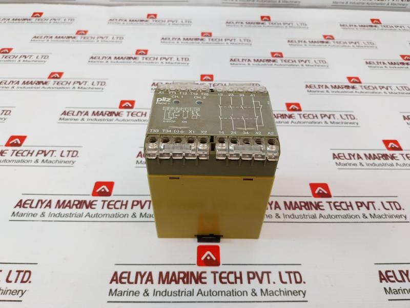 Pilz Pnoz 1 3S/1O Safety Relay 24Vac 6Va 50-60Hz, 240V 8A/400V 5A 475600
