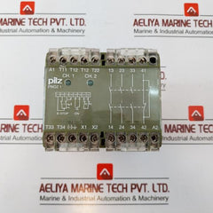 Pilz Pnoz 1 3S/1O Safety Relay 24Vac 6Va 50-60Hz, 240V 8A/400V 5A 475600
