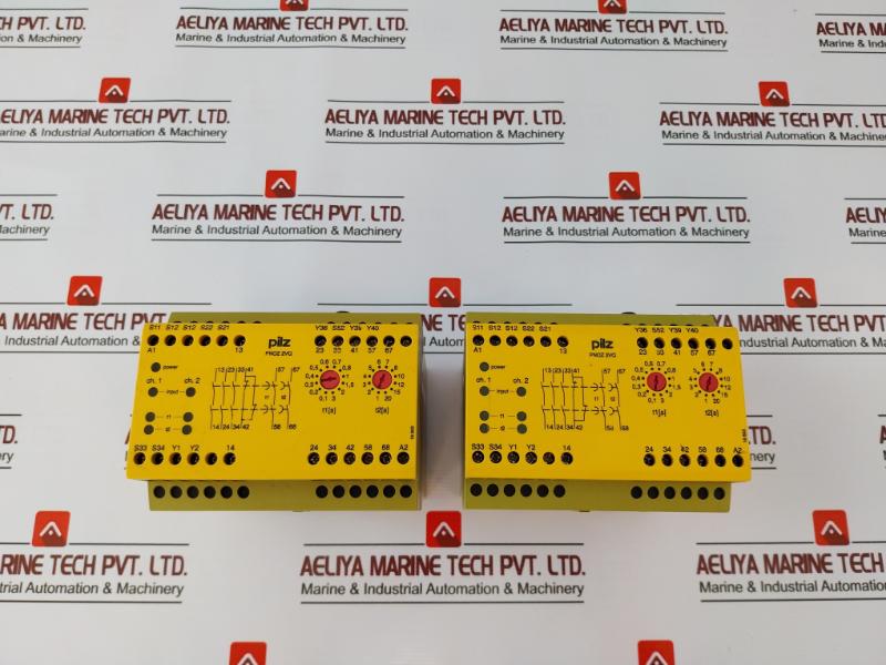 Pilz Pnoz 2vq 3n/o 1n/c 2n/o T Safety Relay 774013 24vdc 6,5w