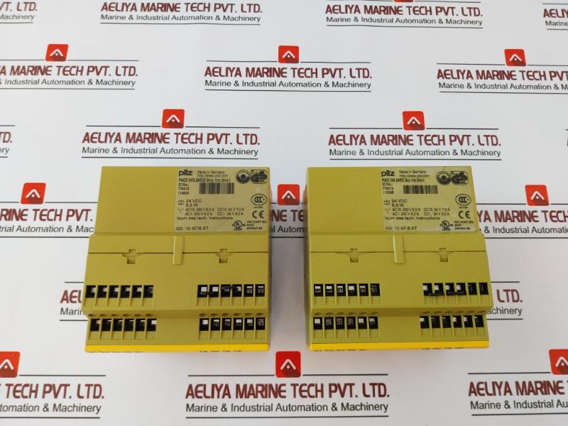 Pilz Pnoz 2vq 3n/o 1n/c 2n/o T Safety Relay 774013 24vdc 6,5w