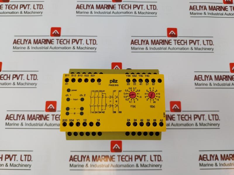 Pilz Pnoz 2vq 3n/o 1n/c 2n/o T Safety Relay 774013 24vdc 6,5w