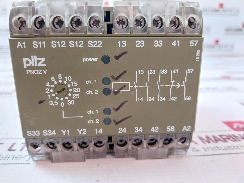 Pilz Pnoz V 30S 24Vdc Safety Relay 474790