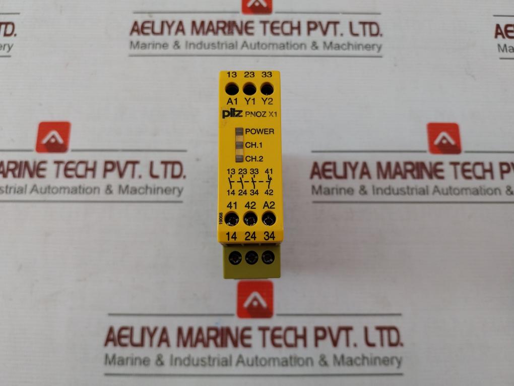 Pilz Pnoz X1 24Vac/Dc 3N/O 1N/C Safety Relay 774300 240V 5A 19068