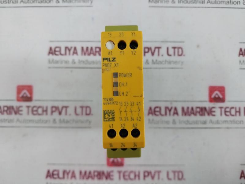 Pilz Pnoz X1 24vac/dc Safety Relay 3n/o 1n/c 774300