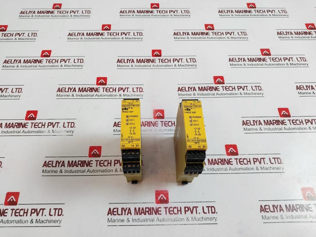 Pilz Pnoz X2p Monitoring Safety Relay 24vacdc 2n/o 50-60 Hz