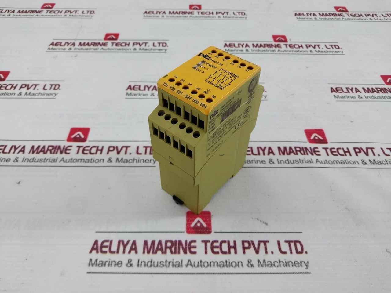 Pilz Pnoz X3 230Vac 24Vdc 3N/O 1N/C 1So Safety Relay 24V 6.0A 19968