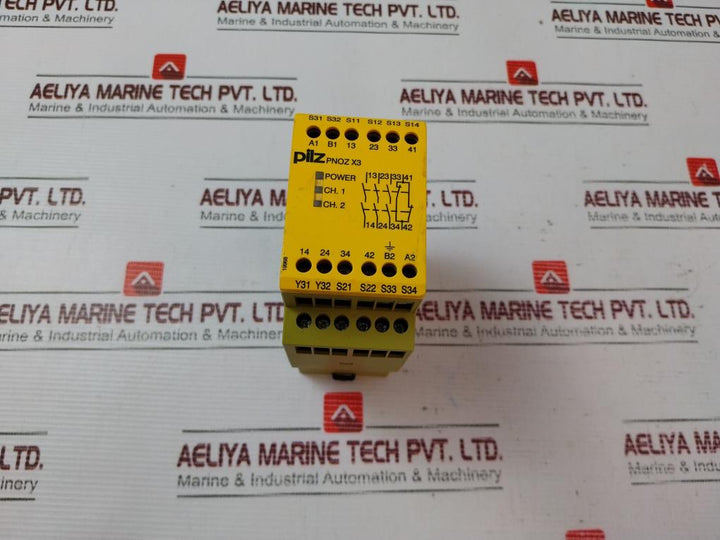 Pilz Pnoz X3 230Vac 24Vdc Safety Relay 774318 50-60Hz