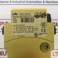 Pilz Pnoz X3P Safety Relay 24Vdc 3N/O 1N/C 1So